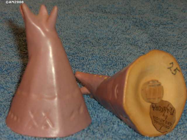 Teepee shakers glazed dustry rose